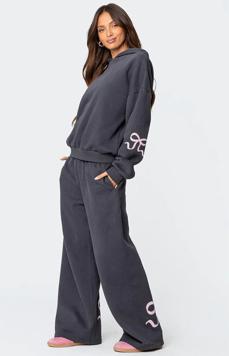 Cozy Bow Set (Hoodie + Pants)